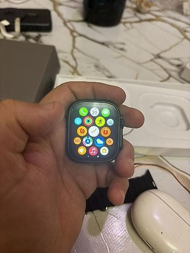 nabi watch: Apple Watch Ultra 2 1-1 kopiyasi smart saat sondurub yandiranda — 4