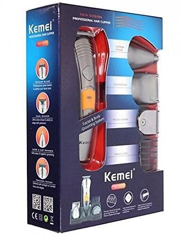 тример: Kemei 580A - Trimmer dəsti 7in1 Yüksək zaryadka saxlama qabiliyyəti — 10