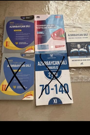 Kitablar və jurnallar: Azərbaycan dili Testlər 11-ci sinif, DİM, 1-ci hissə, 2023 il — 1