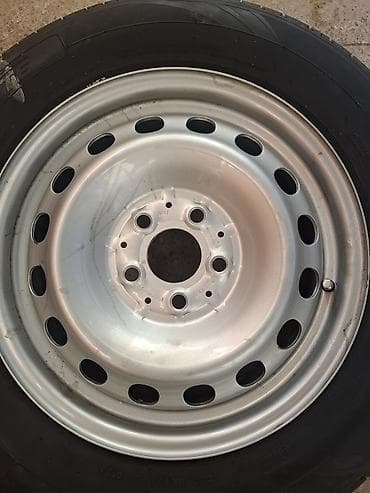 təkər 16 c: Satılır: təkər və damalı polad disk komplekti - Ölçü: 215/60 R16 (şin — 2