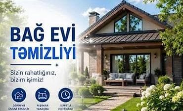Salam.2 nefer Ana bala bağ evlərinin təmizlik işine gedirik işimizi