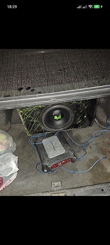 basavik kalonka: Avto səs sistemi – komplekt - Gücləndirici: Pioneer GM-6500F, 760W — 4