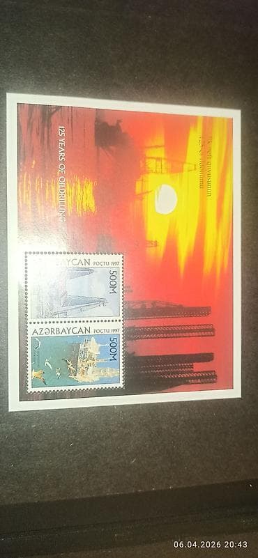 Məhsul: Poçt markaları ilə xatirə blokı Təsvir: - Mövzu