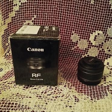 Canon RF 50mm f/1.8 STM obyektiv - RF montajlı Canon full-frame