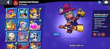 Brawl Stars hesabı təsviri: Yüksək inkişaf səviyyəli Brawl Stars — 2