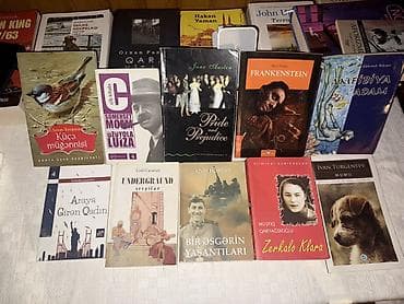 Kitabların istənilən 1 ədədi 1 azn. Tək-tək satılmır. Minimum 5 kitab