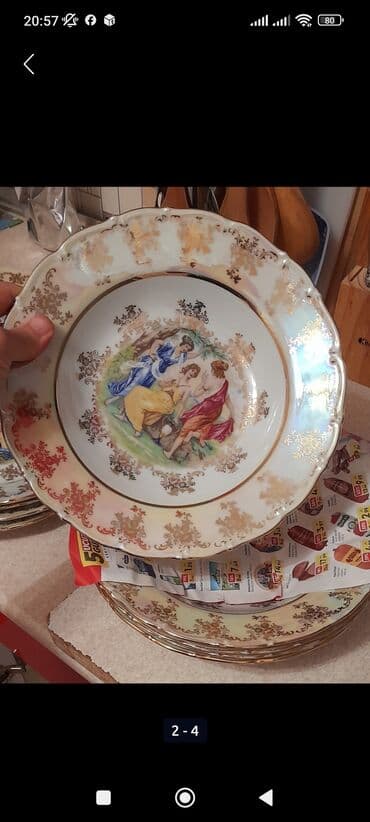 Boşqablar, 14 ədədli dəst