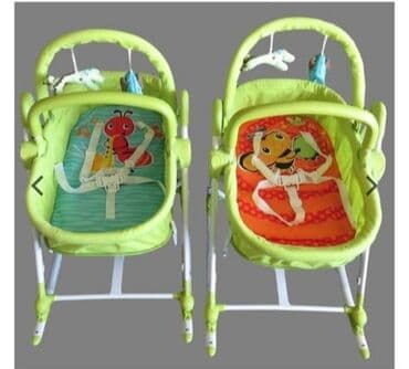 шезлонг детский: Uşaq beşiyi.200 aznden yuxari alinib.Ela veziyyetdedir. 3 cur olur.Hem — 1