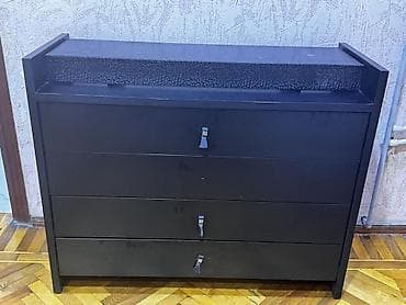 Mebel növü: Komod Təsvir: - Rəng: qara, mat səth - Material at lalafo.az Mebel növü: Komod Təsvir: - Rəng: qara, mat səth - Material