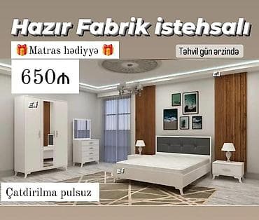 metbex mebilleri: İkinəfərlik çarpayı, Komod, Yeni — 1