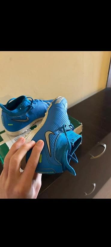 collagen 3 in 1: Nike Phantom GT futbol butsaları (TF) - Rəng: parlaq mavi, gümüşü — 5