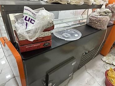 Soyuduculu vitrin – mağaza/kafeteriya üçün - Tip: Şüşəli satış