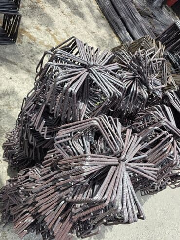 çorni pol: Armatur etriyələri (kvadrat/ düzbucaqlı bağlar) - Material: yivli — 1