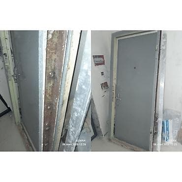 Demir seyf qapi Pasi yoxdu. Ozude kohne qapilardandi. Qalin demirdi