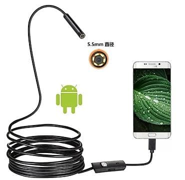 android monitor satilir: Android üçün USB endoskop kamera - Çapı: 5.5 mm nazik kamera başlığı — 1