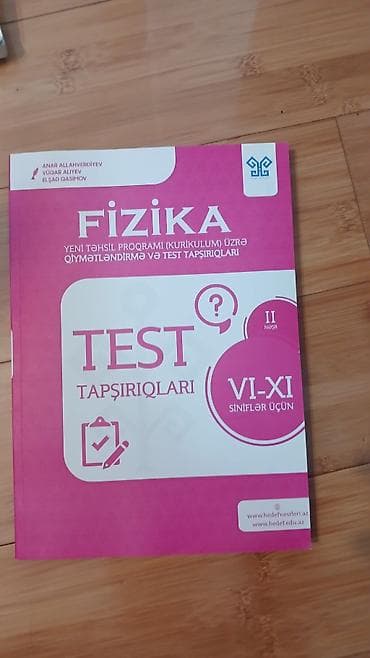 ŞOK ENDİRİM!!! TƏP TƏZƏ KİTAB! Fizika – Yeni təhsil proqramı