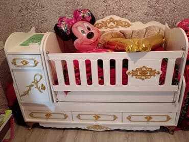 1 ayliq usaq sekilleri: Oğlan və qız üçün, İşlənmiş, Beşik, Dəst ilə, Matras ilə, Yellənmə mexanizm ilə — 2