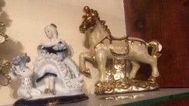 часы 127 чс: Фигура, Керамика, цвет - Голубой — 2