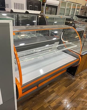 Vitrinli soyuducu tezgah - Qida məhsullarının sərgilənməsi üçün