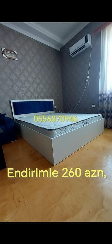 Yeni, İkinəfərlik çarpayı, Bazasız, Matras ilə, Siyirməsiz, Rusiya