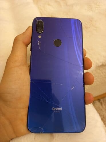 samsunq not 10: Redmi Note 7, 64 GB, rəng - Mavi, Qırıq — 2