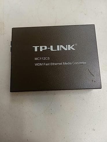 wi fi modem: TP-Link MC112CS – WDM Fast Ethernet Media Converter - Model: MC112CS — 4