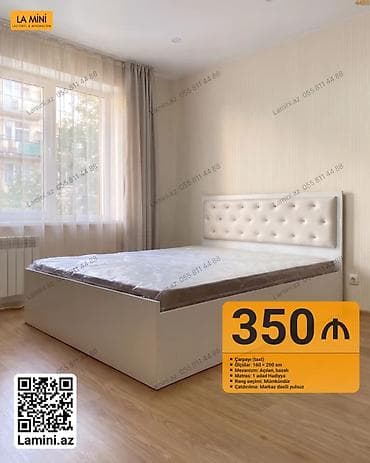 siyirmeli: İkinəfərlik çarpayı, Bazalı, Matras ilə, Siyirməsiz — 1