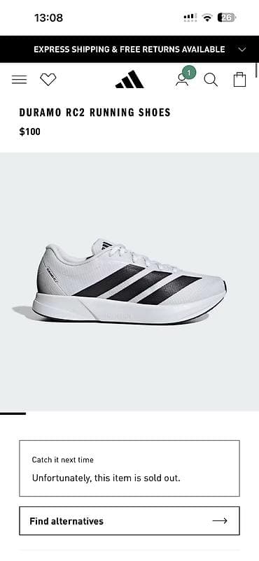 Adidas, Ölçü: 36, rəng - Ağ, Yeni — 2