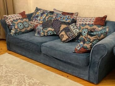divan dəstləri: Divan, İşlənmiş, Açılmayan, Parça, Çatdırılma yoxdur — 2