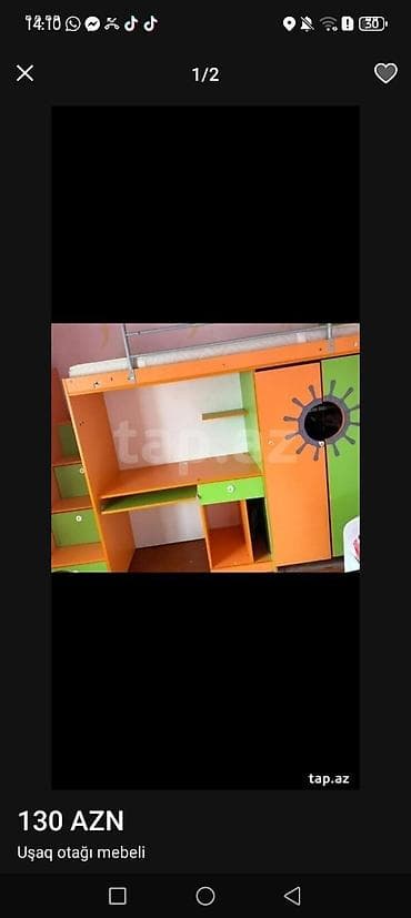 taxta gence: Oğlan və qız üçün, Təknəfərlik çarpayı — 2