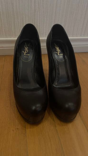 Tuflilər, Ölçü: 38, rəng - Qara, İşlənmiş