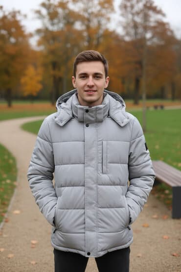 джинсовые мужские костюмы: Qış Kurtqası satılır İçi mexli, 1 il istifadə olunub Defekti yoxdu — 1