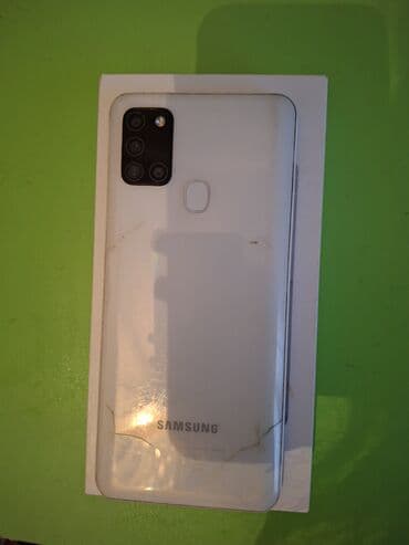 sade ekran sekilleri: Samsung Galaxy A21S, rəng - Ağ, Barmaq izi — 2