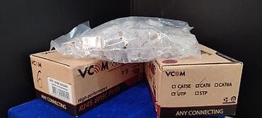 VCOM RJ45 8P8C fişləri – şəbəkə kabeli üçün yüksək performanslı — 1