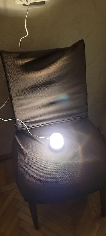 Ev üçün dekor: LED işıqlı kristal Qlobus masa lampası - Şəffaf kristal kürə içində — 5