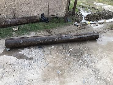 Metal boru - Material: dəmir - Tip: qalın divarlı, yekparə metal boru