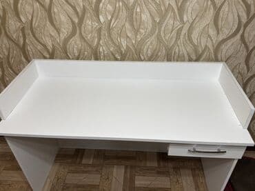 bardür: Düz masa, Stulsuz, Polkasız, Siyirməli, Azərbaycan, Mat laminat — 4