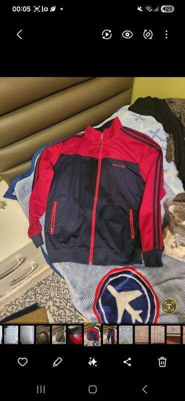 adidas desti: İdman dəsti, Adidas, L, rəng - Göy — 3