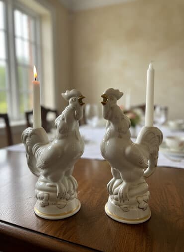 Fiqur, Keramika, rəng - Ağ