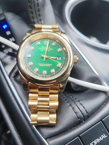 Çantalar: İşlənmiş, Qol saatı, Rolex, rəng - Qızılı — 1