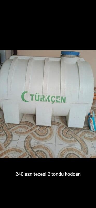 çənlər: Bak, Plastik, 1000 l l, İşlənmiş, Ünvandan götürmə — 30