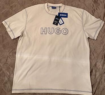 Futbolkalar: Futbolka, Hugo Boss, XL, rəng - Bej — 1