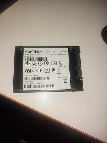 ssd 1 tb qiymeti: SanDisk SSD PLUS 2.5" SATA III SSD - Model: SDSSDA-240G (SSD PLUS — 2
