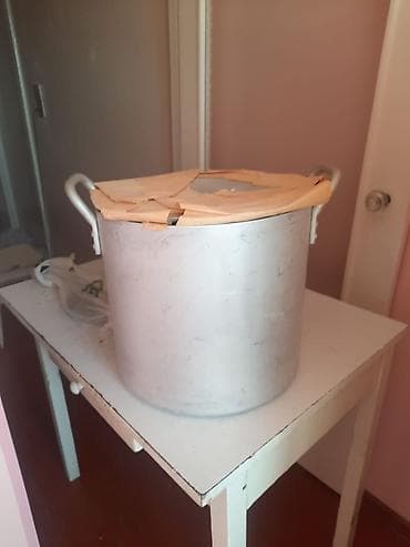 tac qazan: Qazan, rəng - Gümüşü, Alüminium, 5-dən çox l — 1