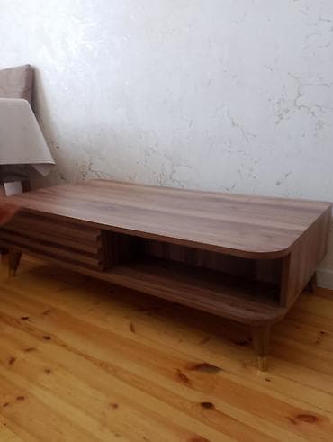 sehf qapi: Mebel növü: Jurnal/TV masası - Material: MDF/laminat üzlü ağac — 1