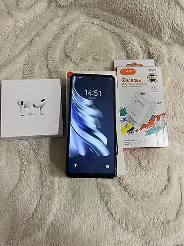 Мобильные телефоны и аксессуары: Tecno Spark 20 Pro, 256 ГБ, цвет - Серый, Отпечаток пальца, Face ID — 10