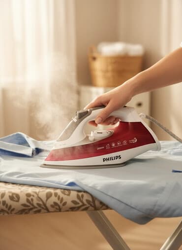 işlənmiş ütü: Buxarlı ütü, Philips, Kredit yoxdur, Ünvandan götürmə, Pulsuz çatdırılma — 1