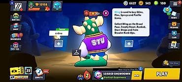 Brawl Stars oyun hesabı - Kupa: 13,158 - Profil nişanı: Green Meg — 1
