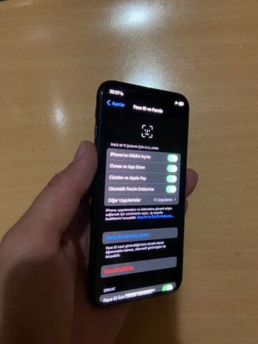 iphone x arxa şüşə qiyməti: IPhone X, 64 GB, Face ID, Simsiz şarj — 5