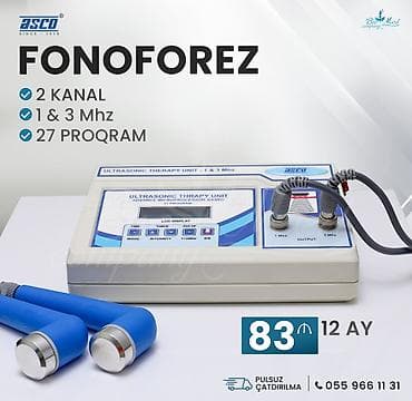 Fonoforez 
2 kanal
1&3mhz